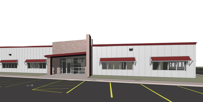 Rendering of Midwest Tape’s new headquarters in Holland 