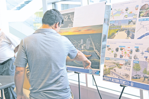 Participant at the third public meeting of the Downtown Toledo Master Plan