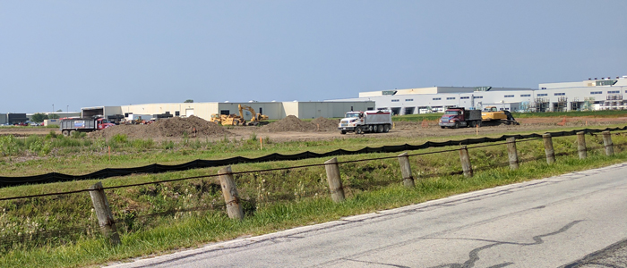 Further construction on WMOG / Ohio Logistics’ facility in Bowling Green