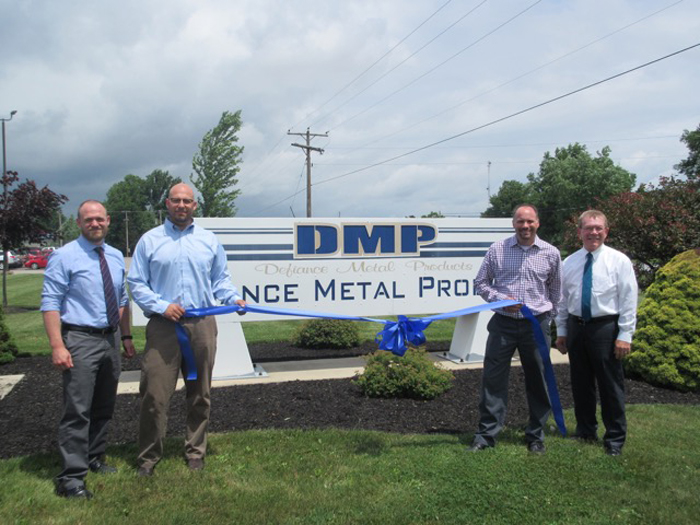 Defiance Metal Product’s ribbon-cutting ceremony for its expansion project