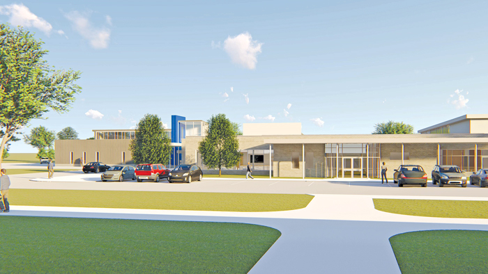 Rendering of the EHOVE Career Center expansion project