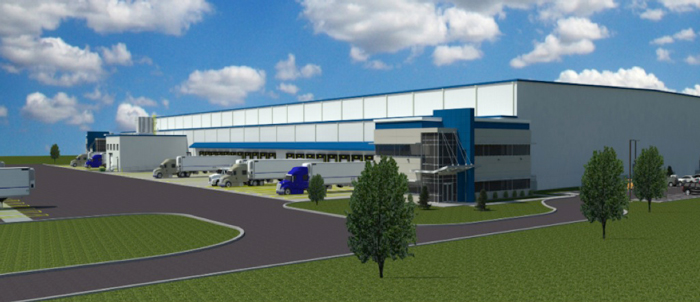 Rendering of the upgraded Global Distribution Center in Perrysburg