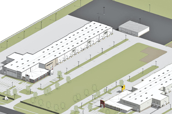Rendering of the new $45 million facilities Ohio CAT is constructing in Perrysburg