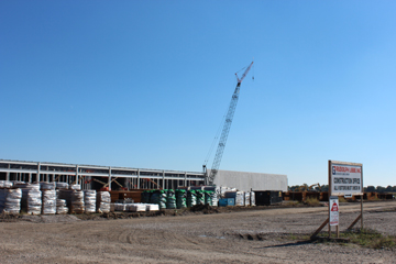 Rudolph Libbe’s construction site during the First Solar project