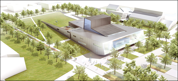 Wolfe Center for the Arts rendering