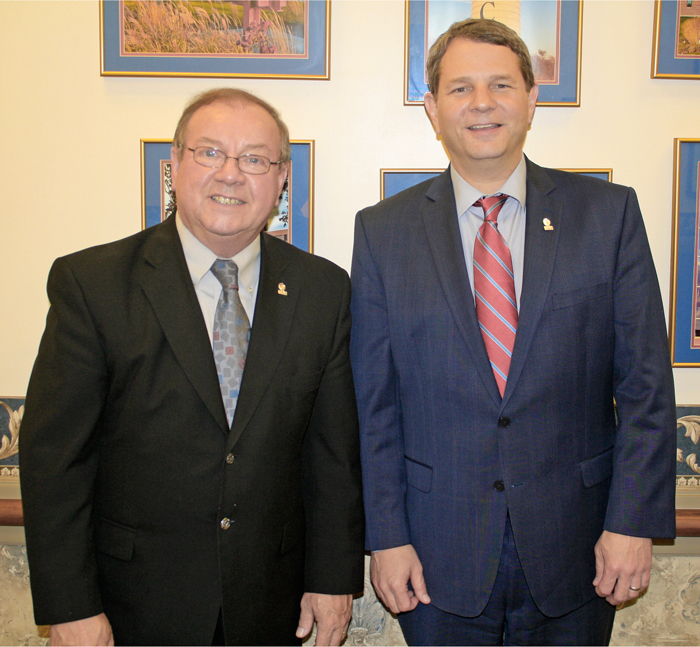 Mike Bower, Ph.D. and Steve Robinson, Owens Community College