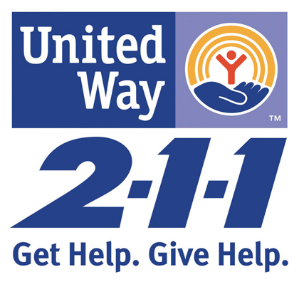 United Way 2-1-1 logo