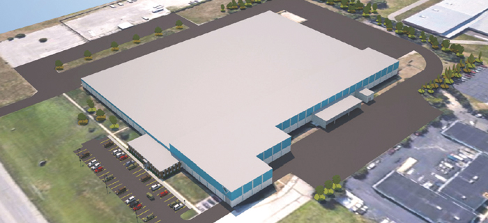 Aerial rendering of Kripke Enterprises, Inc.’s new Sylvania Township facility