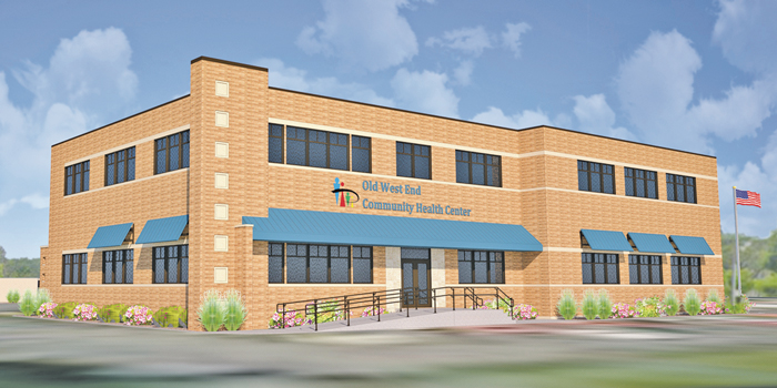 Rendering of Health Partners of Western Ohio's facility in the Old West End neighborhood of Toledo